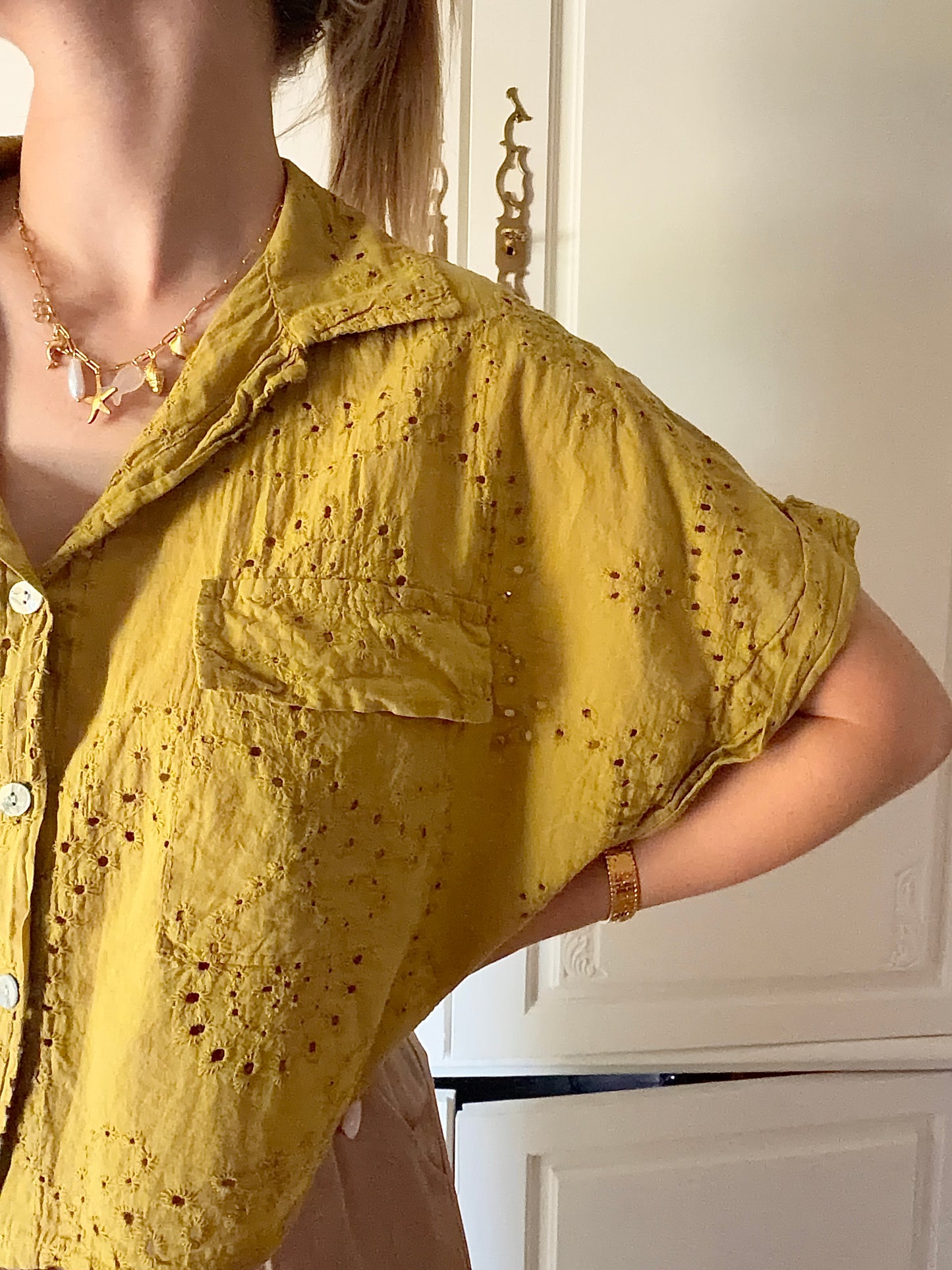 Chemise ALIENORE Anis