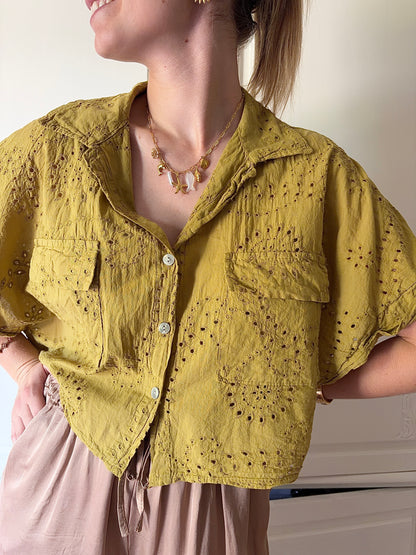 Chemise ALIENORE Anis