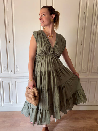 Robe PATY kaki