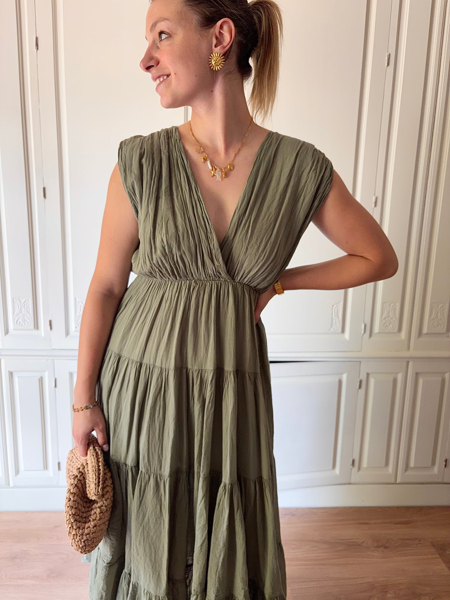 Robe PATY kaki