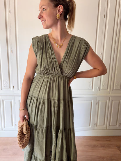 Robe PATY kaki