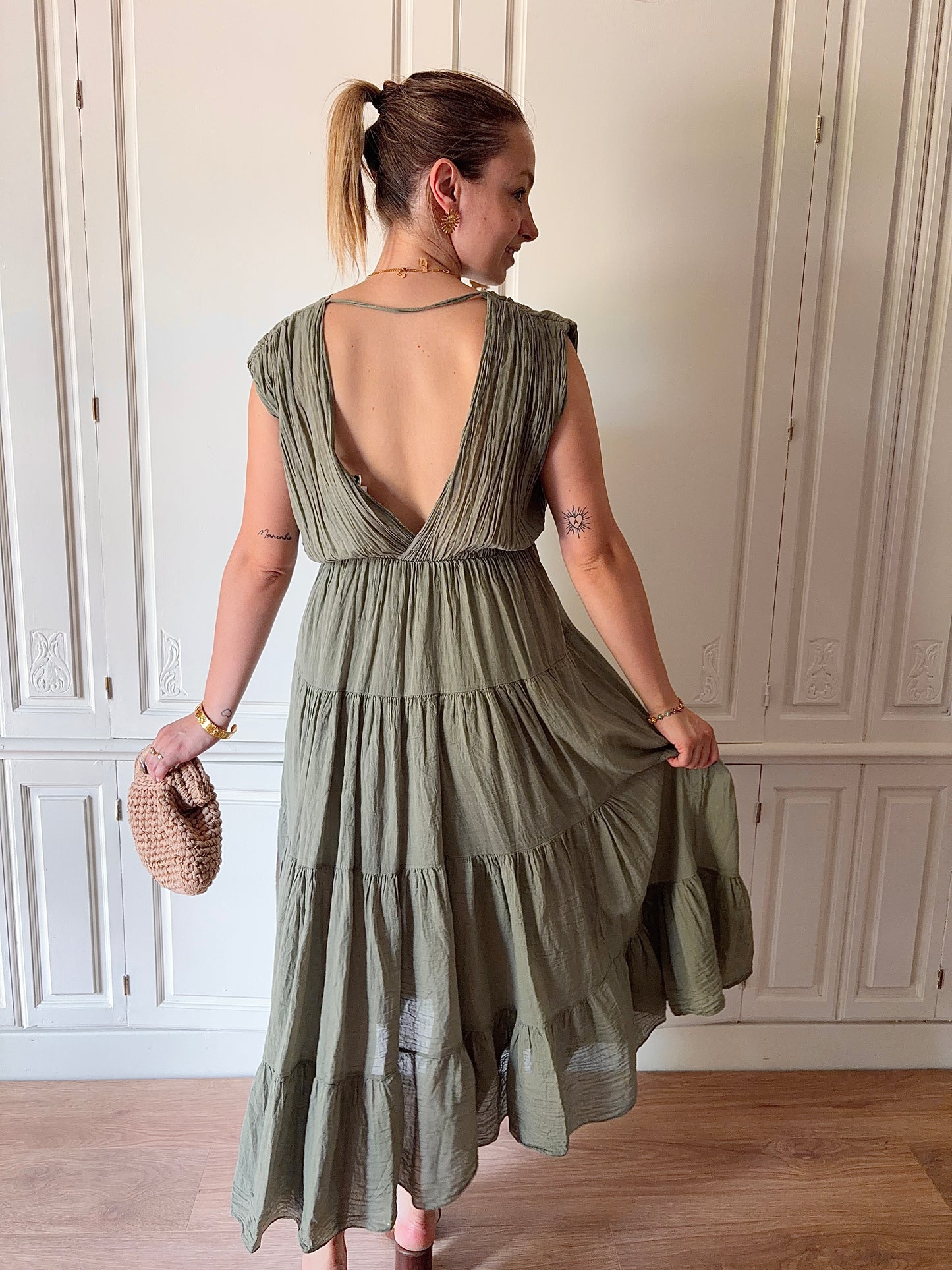 Robe PATY kaki