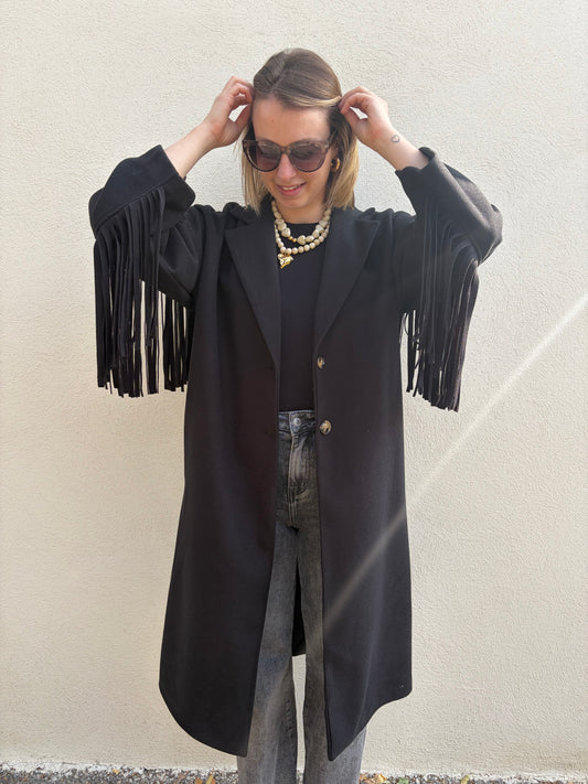 Manteau LAETI noir - Anemone Store