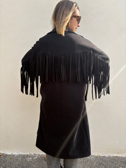 Manteau LAETI noir - Anemone Store