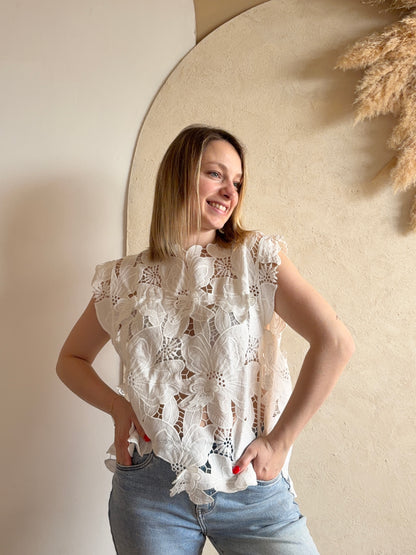 Haut crochet AGLAE - Anemone Store