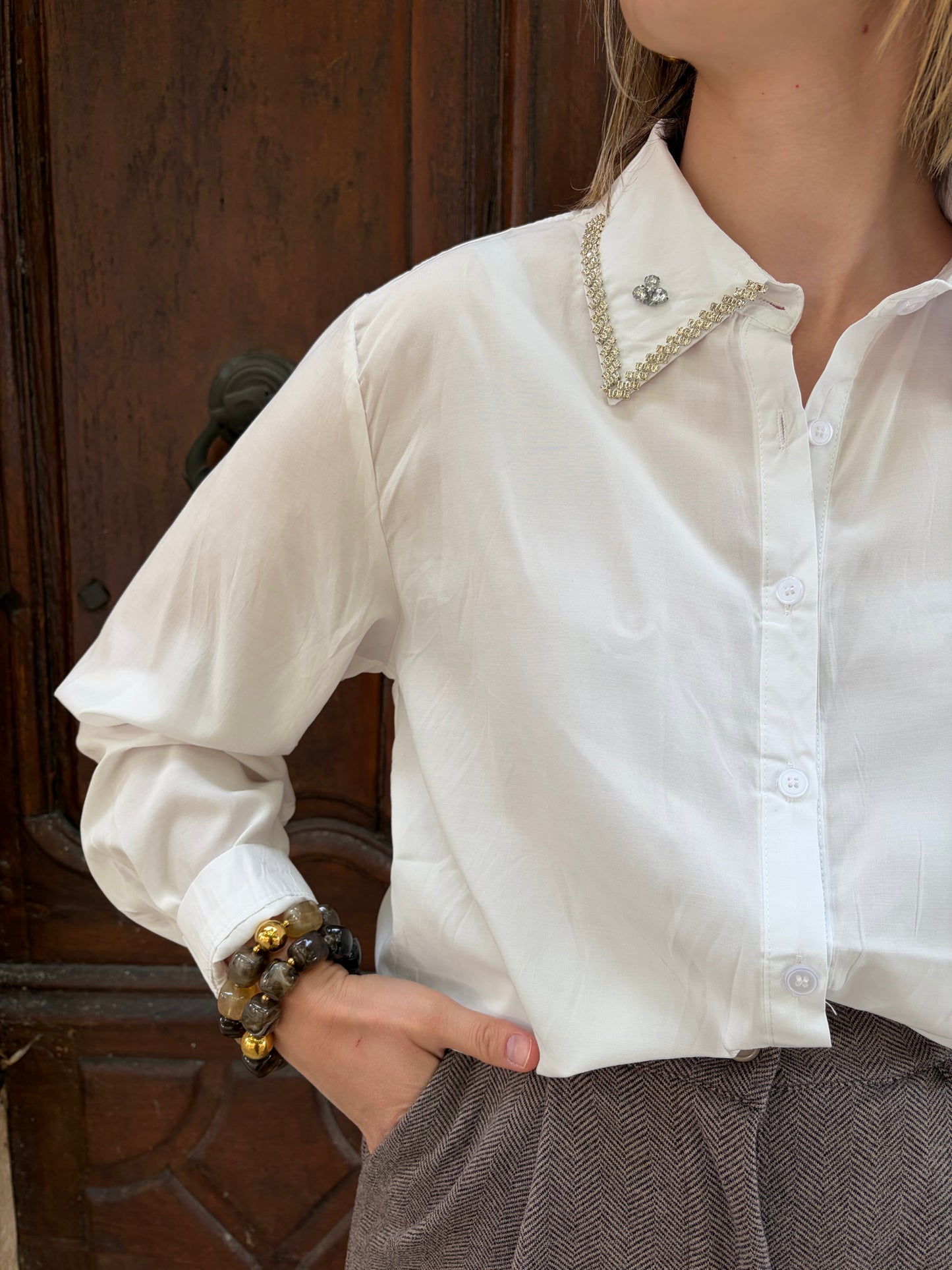 Chemise PASCALE Blanche - Anemone Store