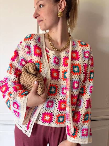 Gilet crochet ALBA