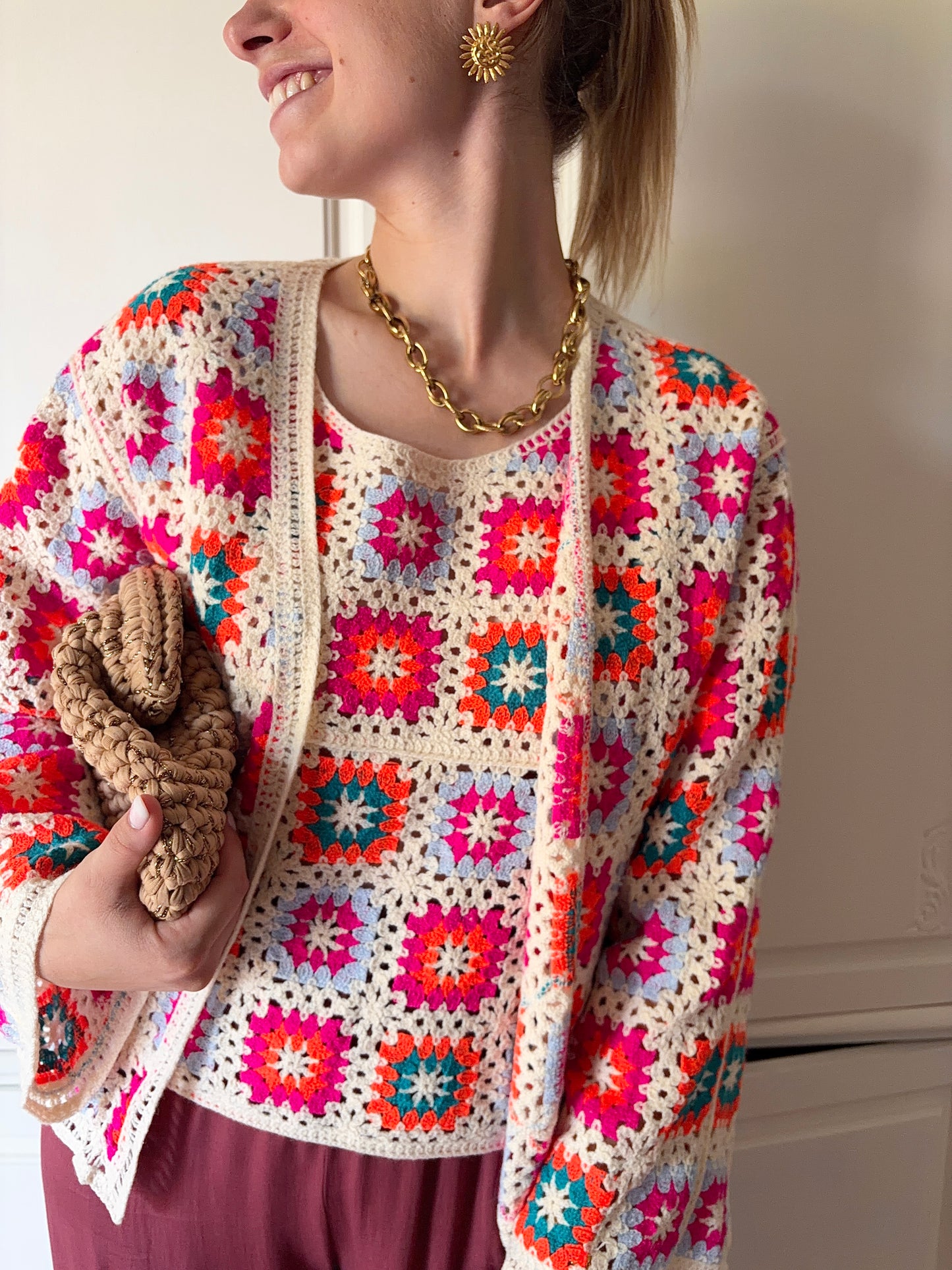Gilet crochet ALBA