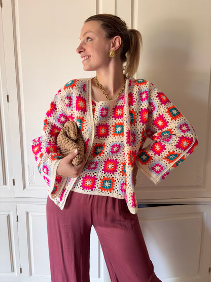 Gilet crochet ALBA