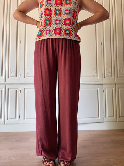 Pantalon CARMEN Prune
