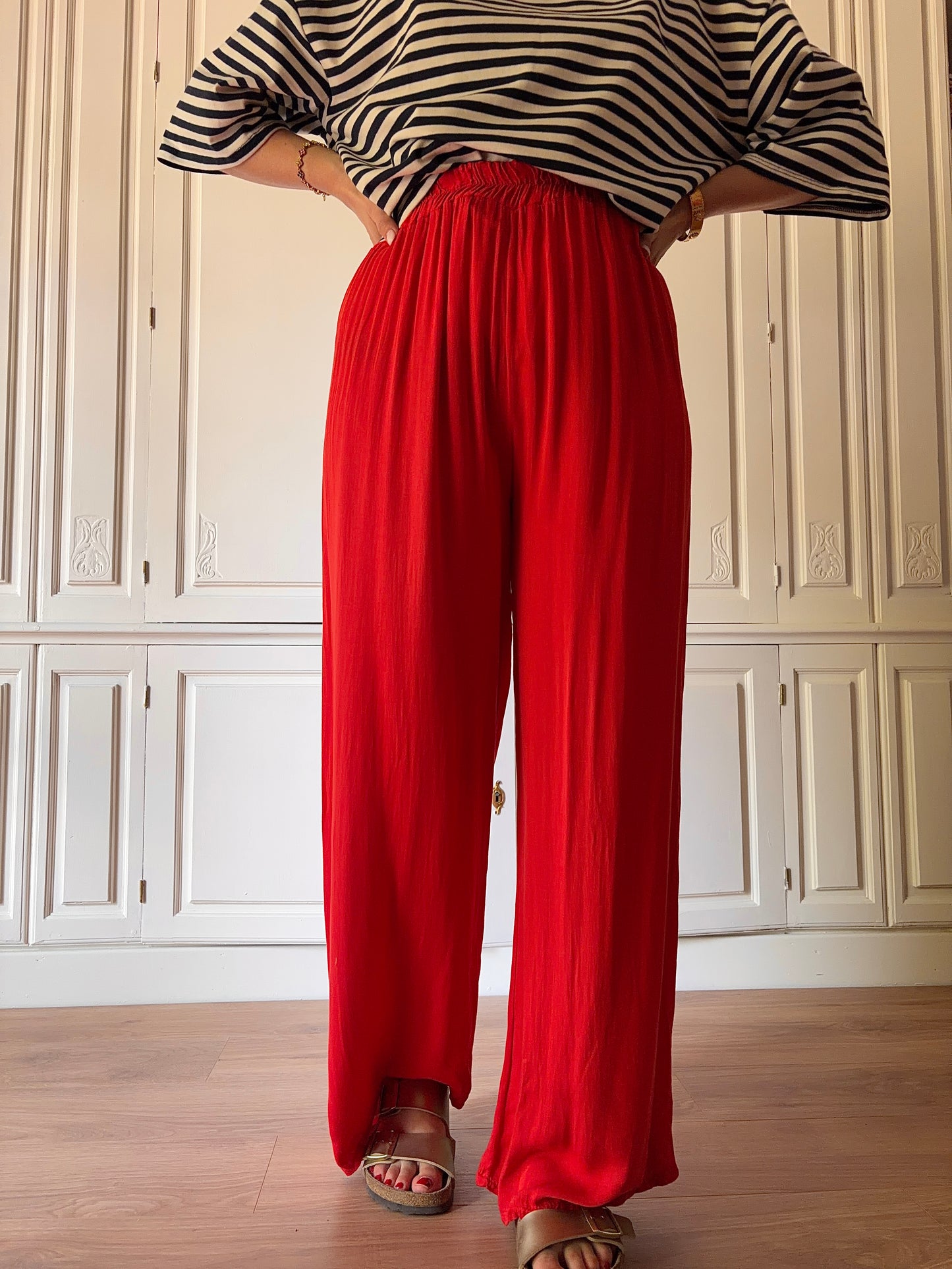 Pantalon CARMEN Rouge