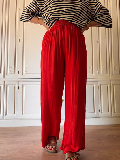 Pantalon CARMEN Rouge