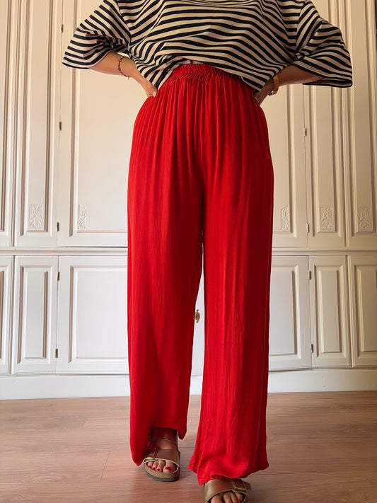 Pantalon CARMEN Rouge - Anemone Store