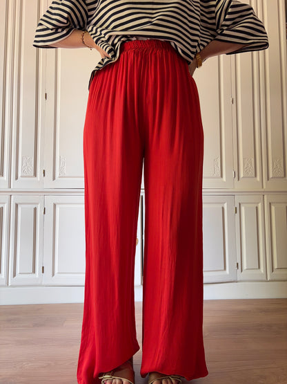 Pantalon CARMEN Rouge