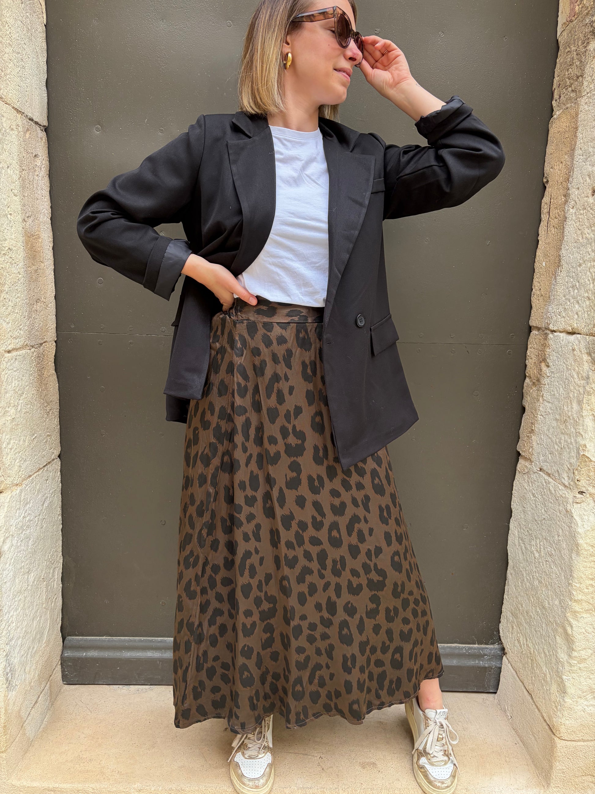 Jupe léopard INES - Anemone Store