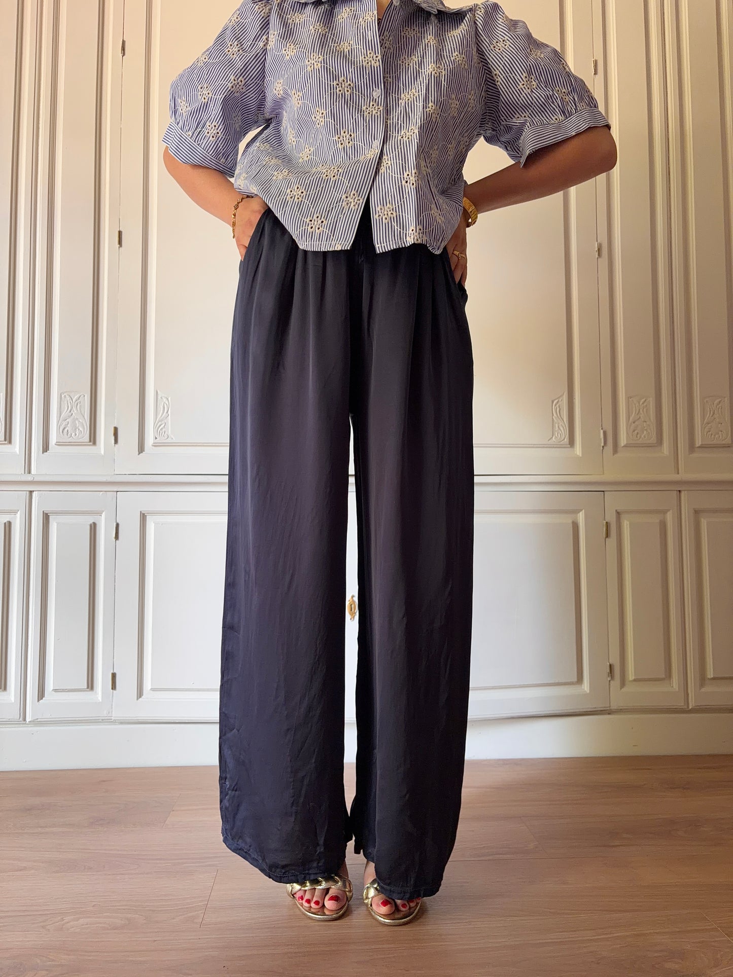 Pantalon ALDA Marine