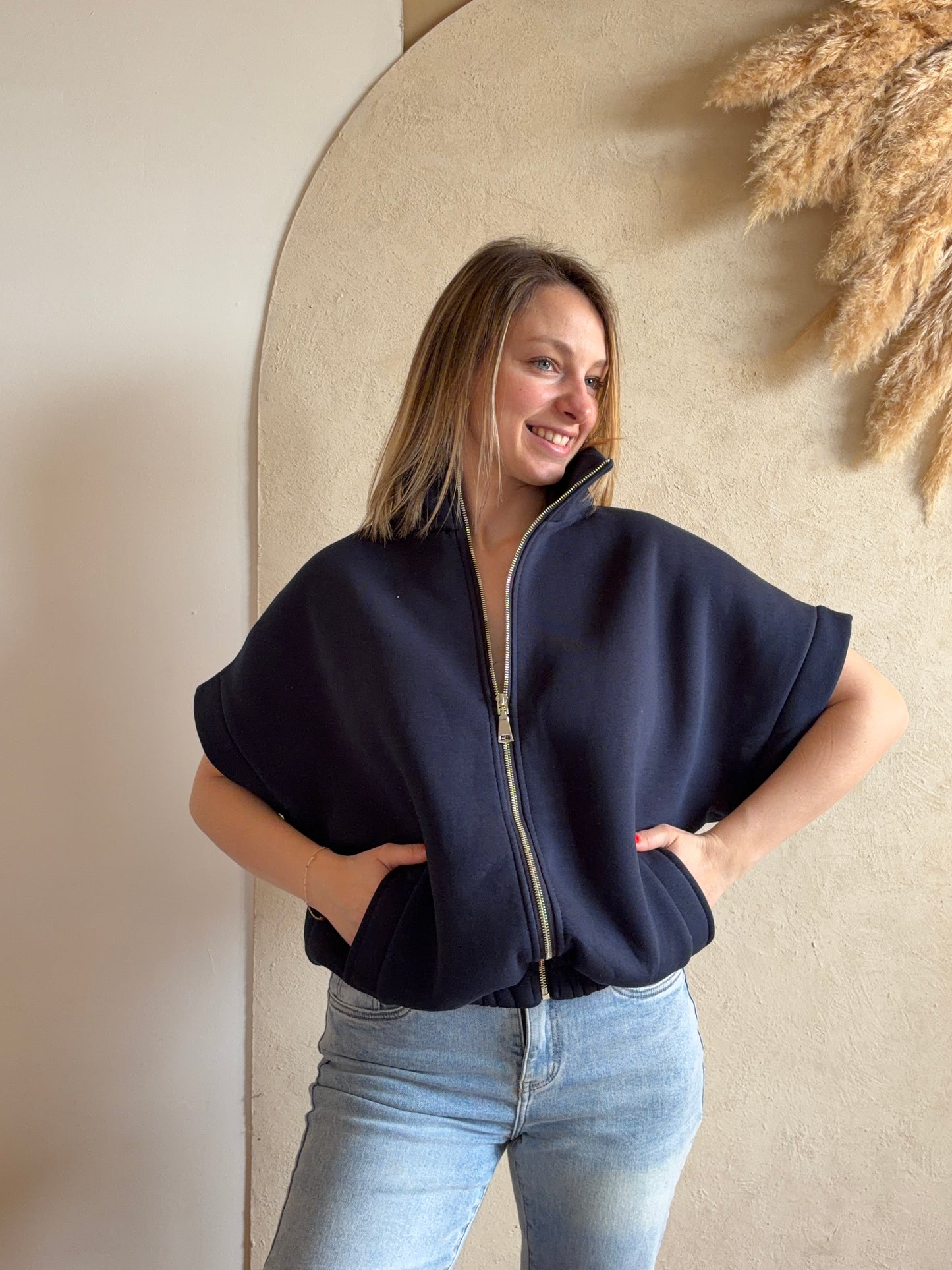 Veste sweat zip KYLIE - Anemone Store
