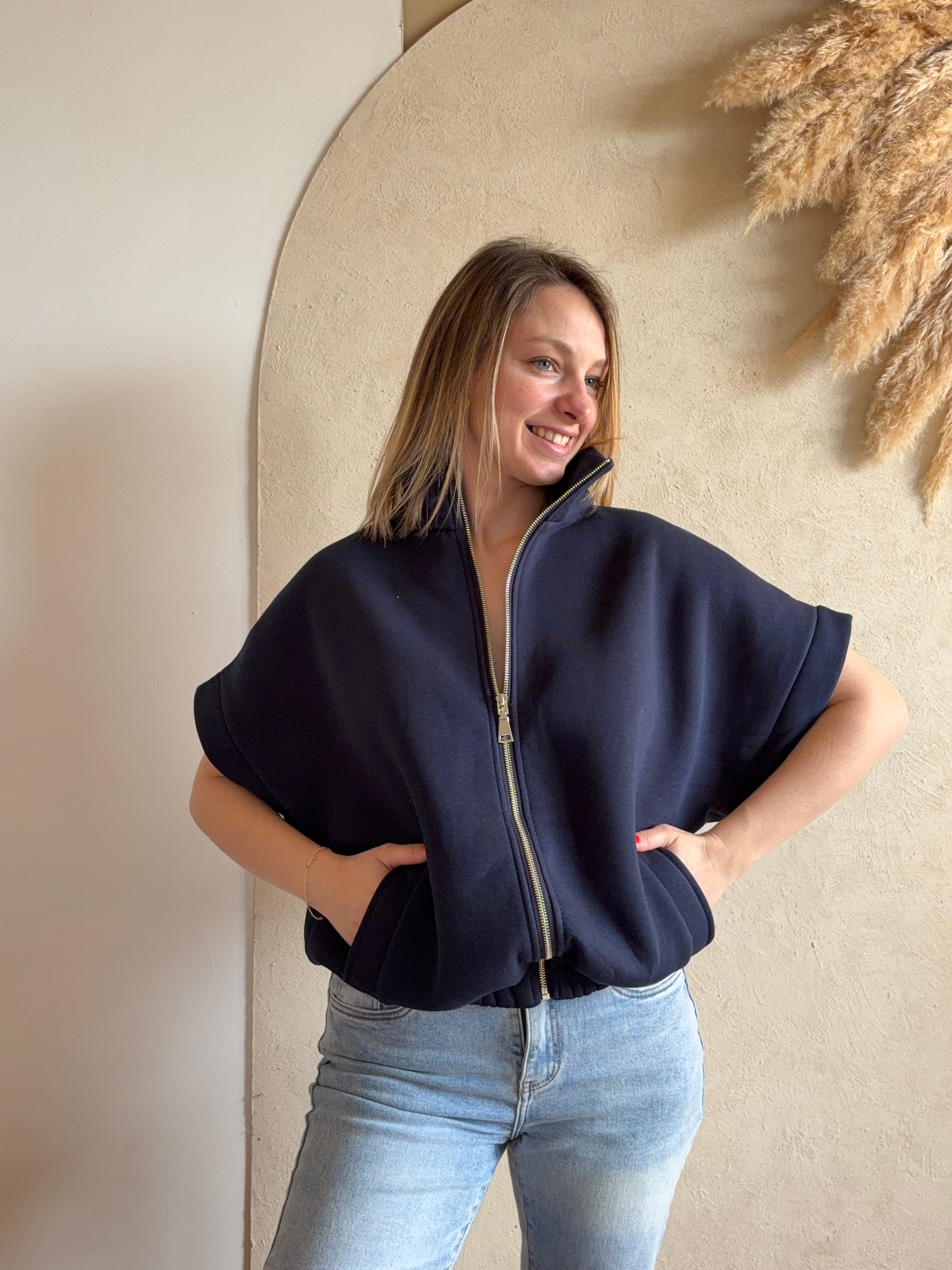 Veste sweat zip KYLIE - Anemone Store