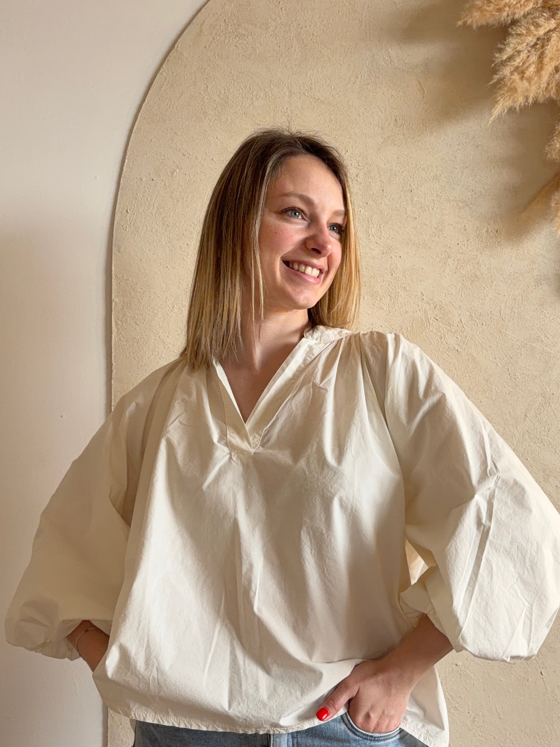 Blouse crème ISADORA - Anemone Store