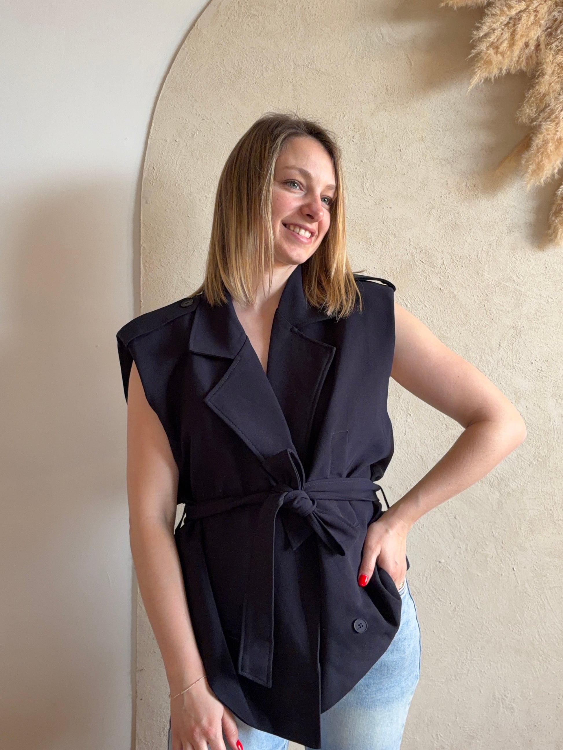 Blazer sans manche BONNIE - Anemone Store