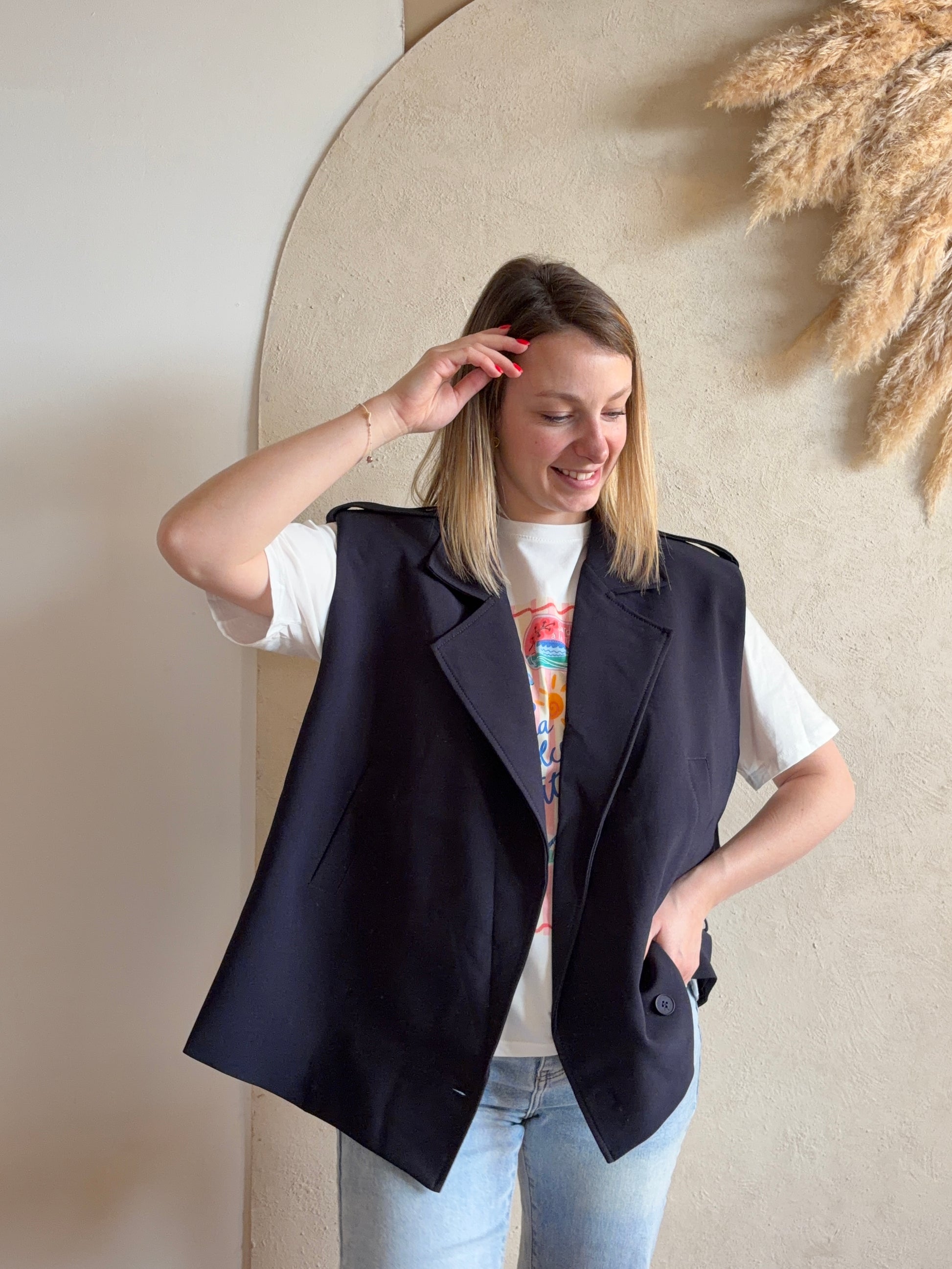 Blazer sans manche BONNIE - Anemone Store
