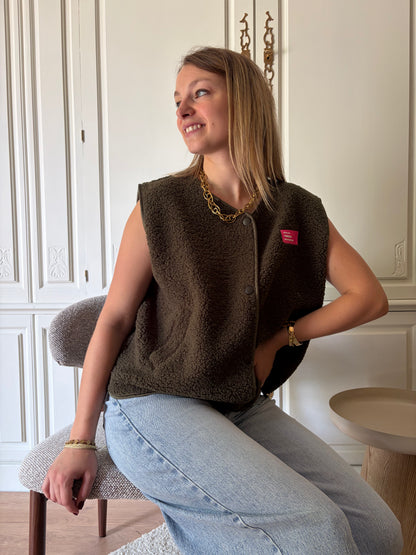 Gilet sans manches LOLA kaki