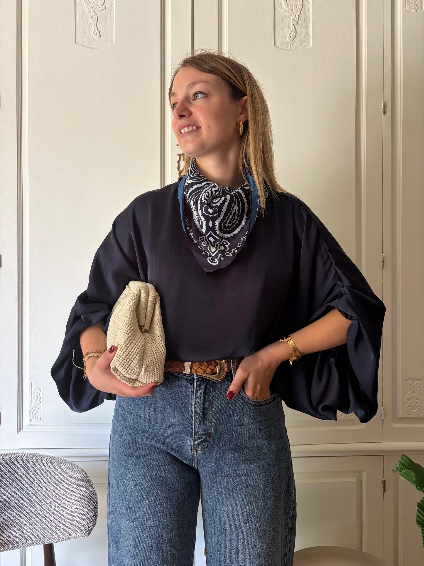 Blouse MOLLY Marine