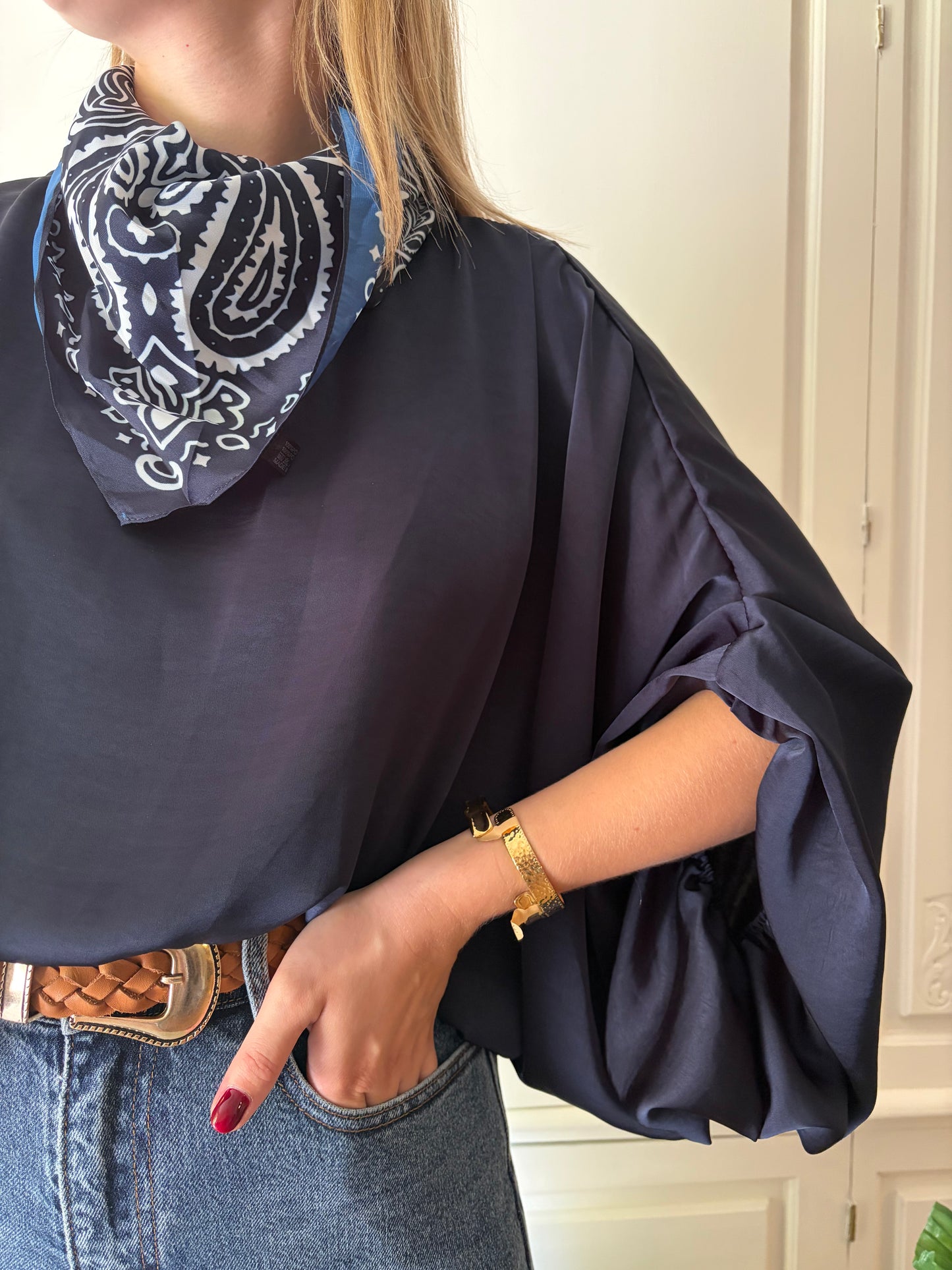 Blouse MOLLY Marine