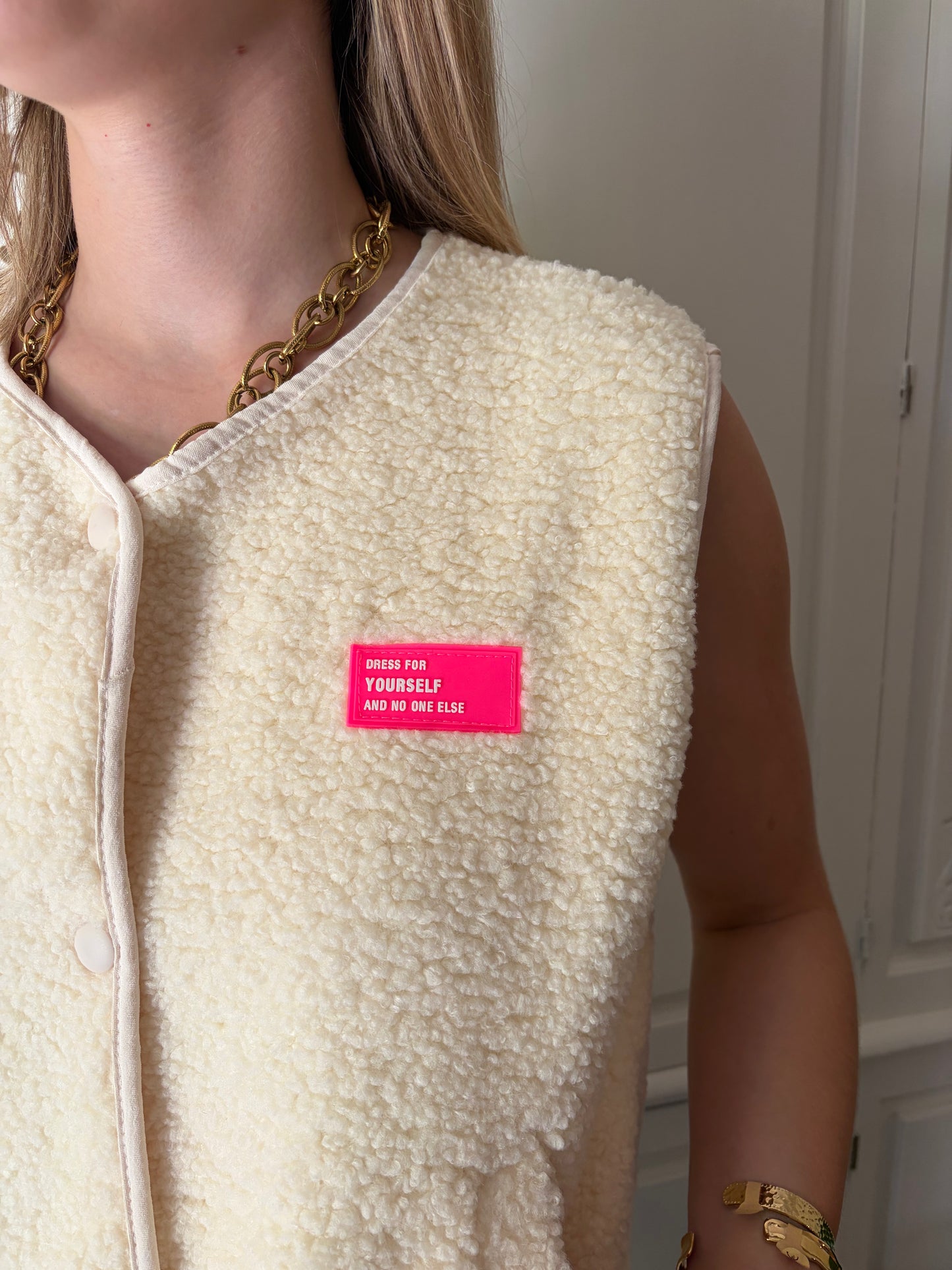 Gilet sans manches LOLA beige