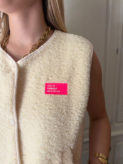 Gilet sans manches LOLA beige