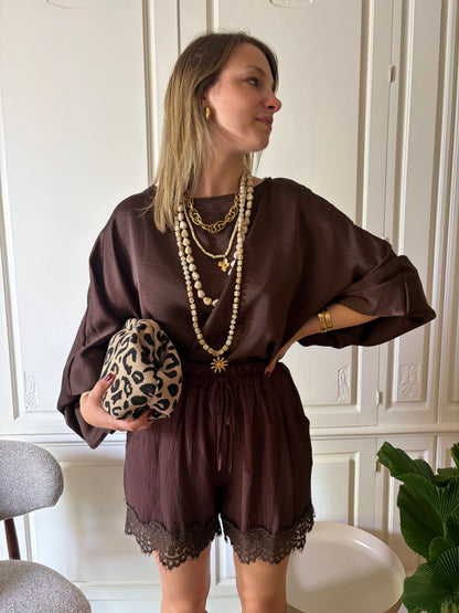 Blouse MOLLY Choco