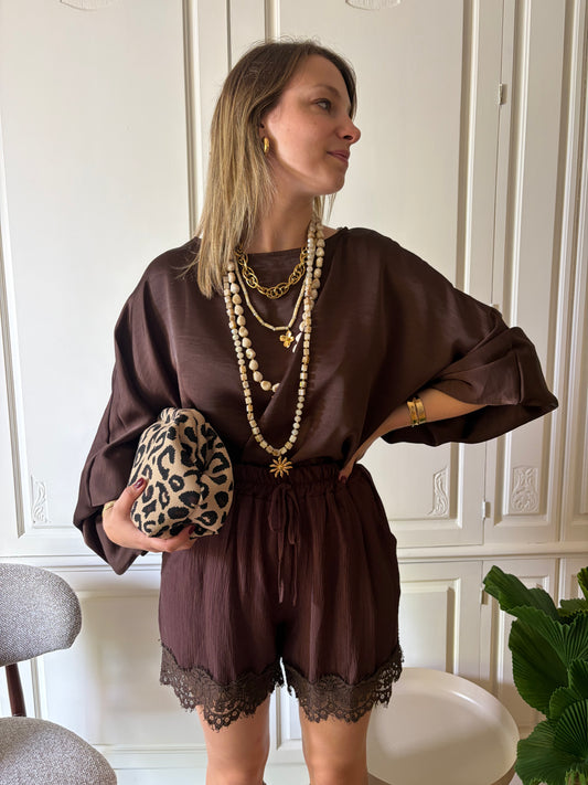 Blouse MOLLY Choco