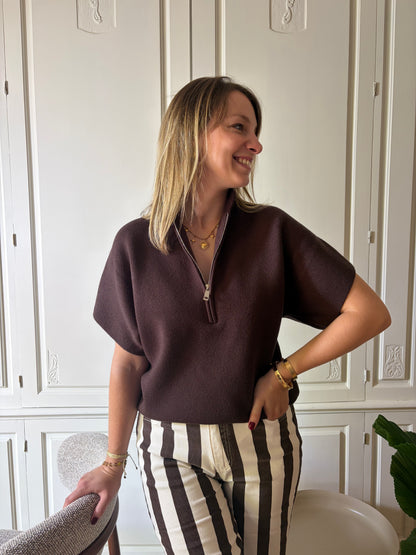 Pull OVIA Marron