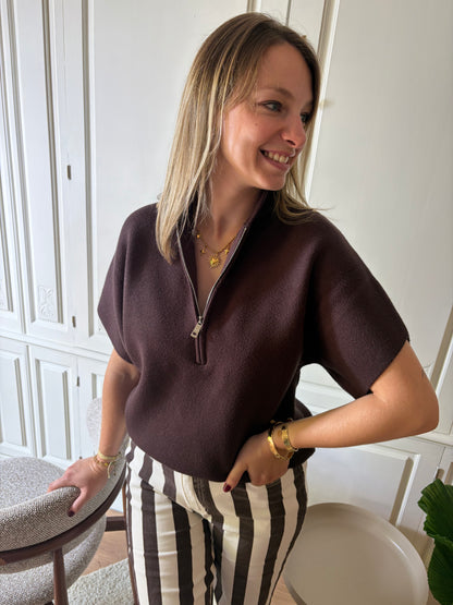 Pull OVIA Marron