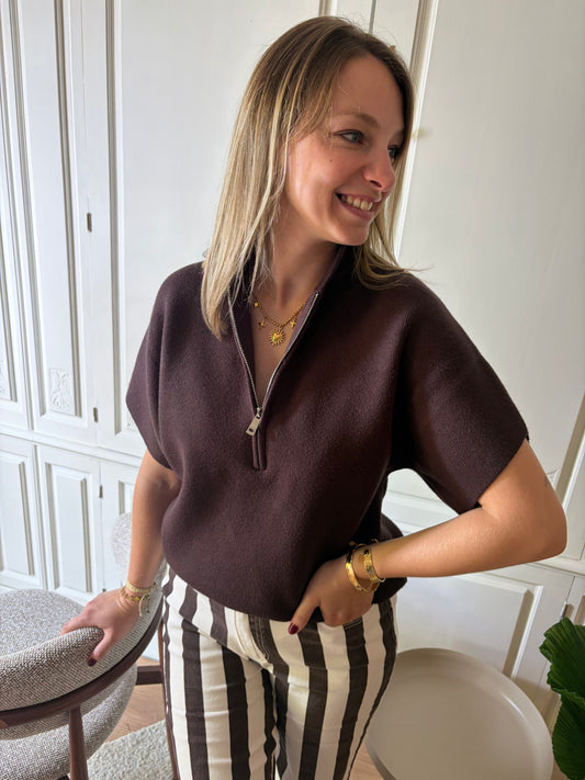 Pull OVIA Marron - Anemone Store