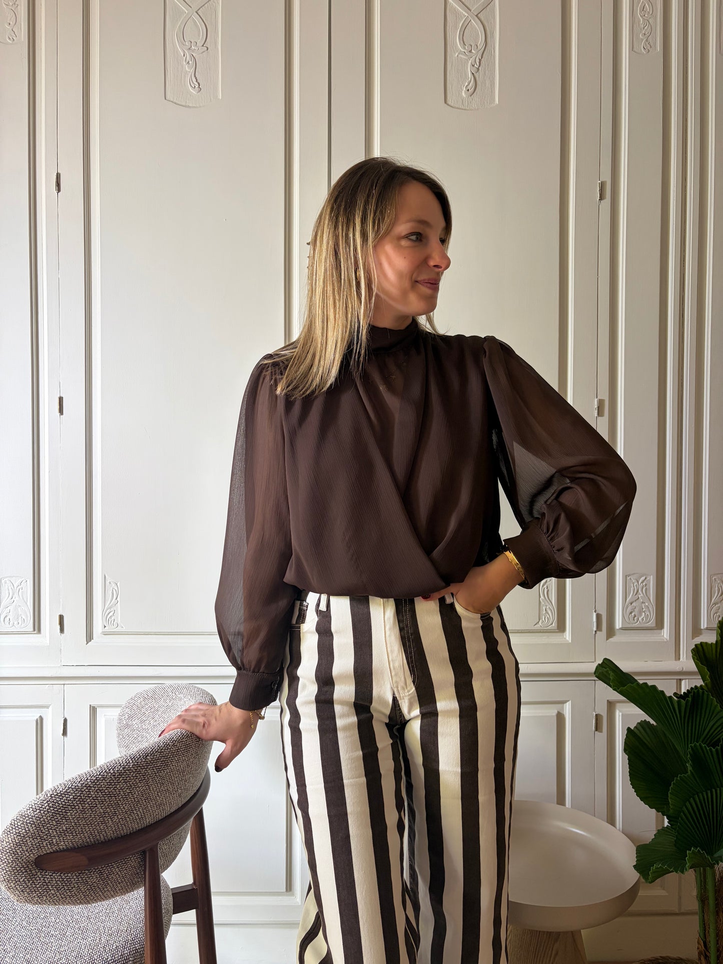 Blouse ARIA Choco