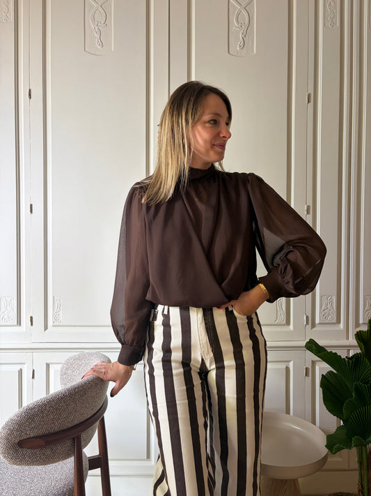 Blouse ARIA Choco