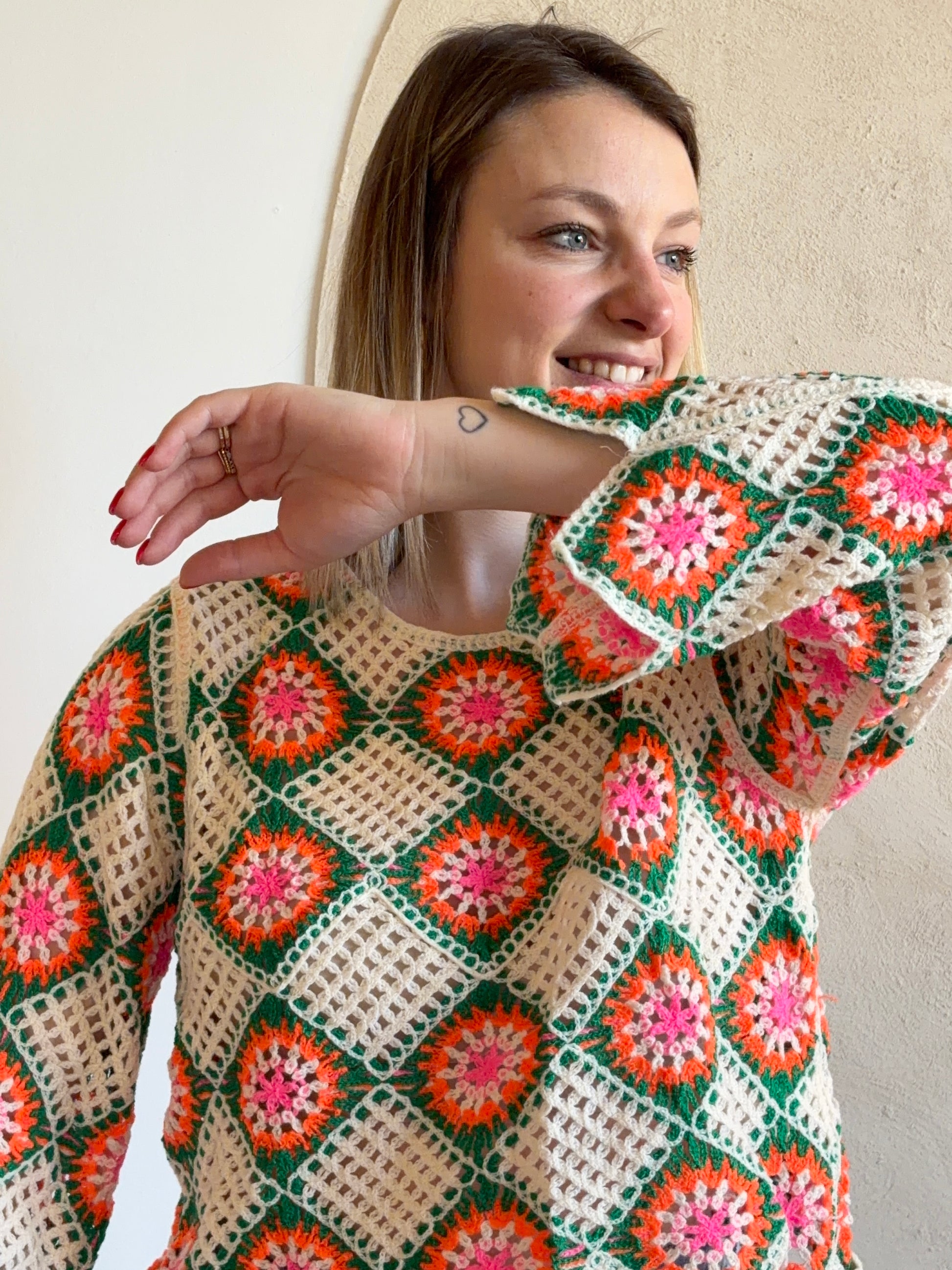 Haut crochet coloré LILI - Anemone Store