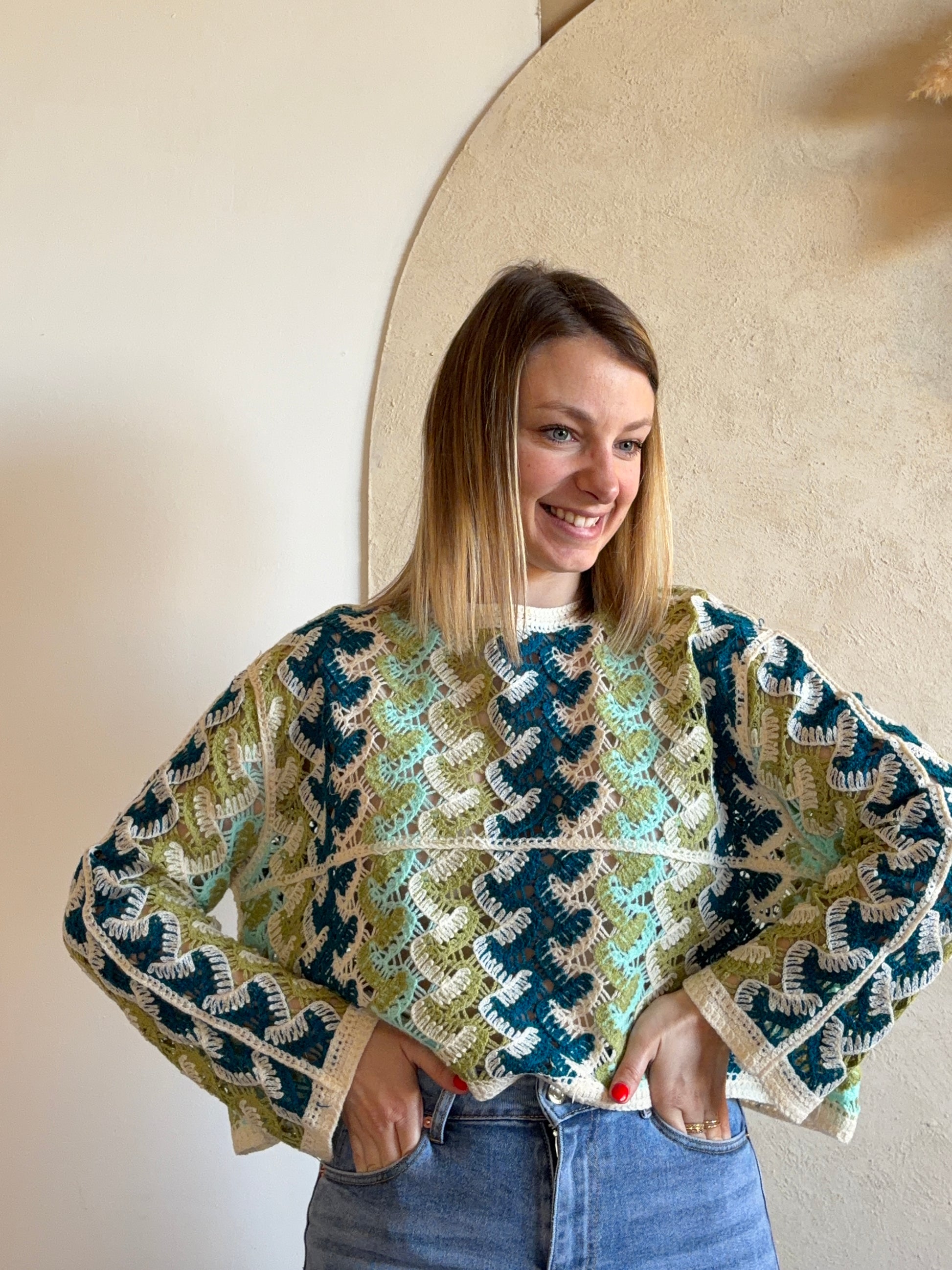 Haut crochet POLINE - Anemone Store