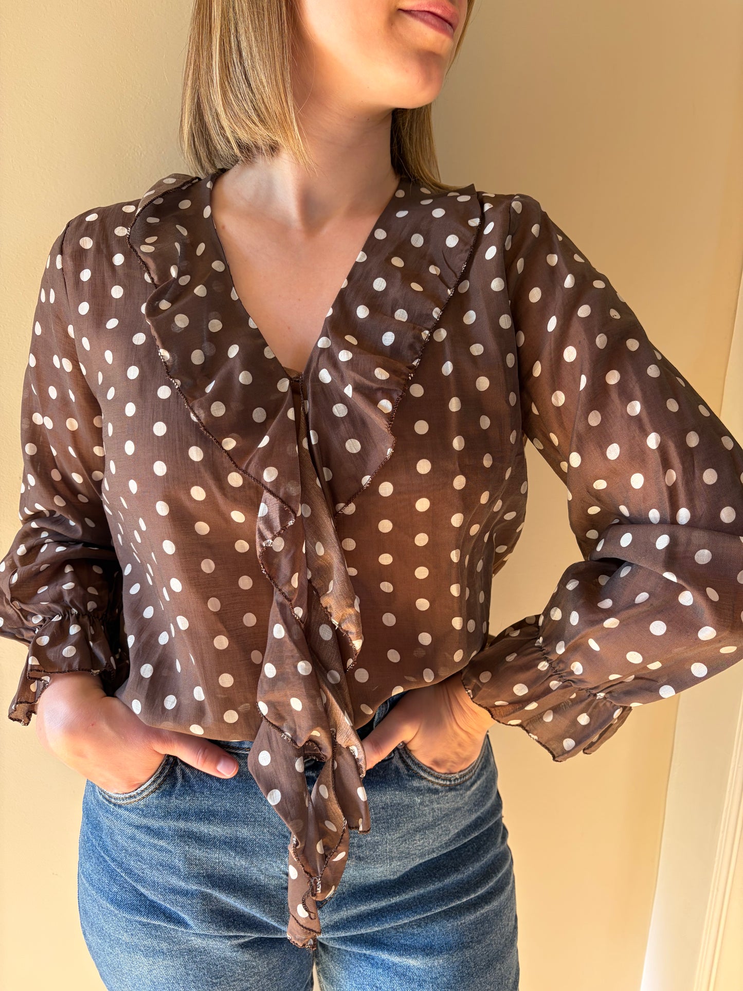 Blouse à pois LOLA