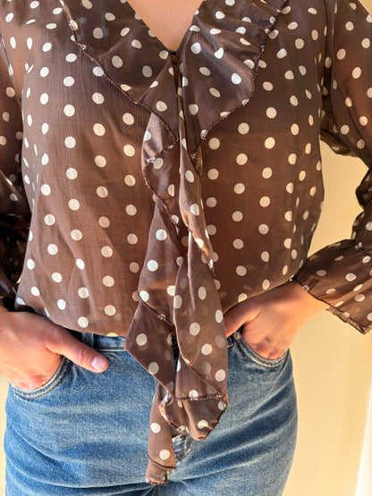 Blouse à pois LOLA