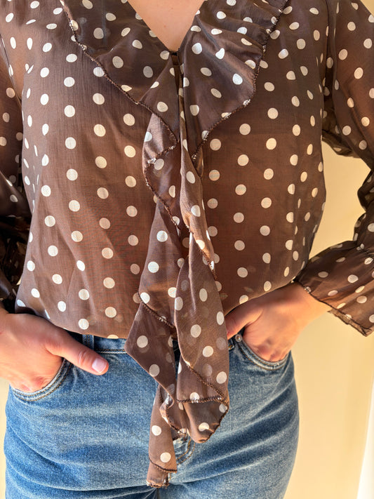 Blouse à pois LOLA