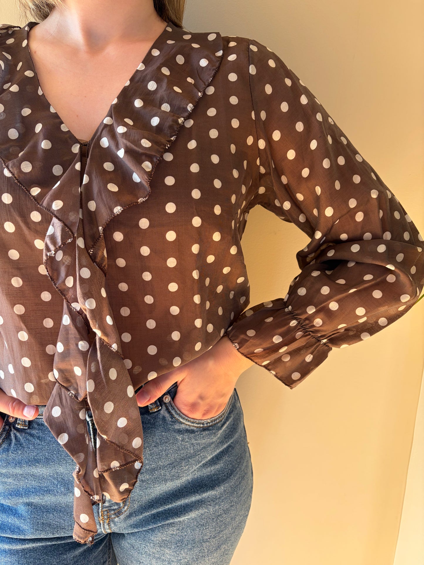 Blouse à pois LOLA