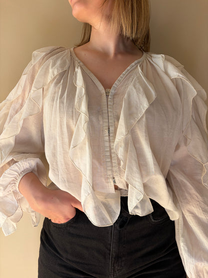 Blouse crème  LISE