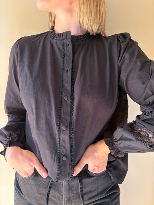 Blouse noire TALIE