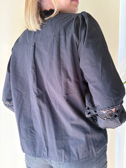 Blouse noire TALIE