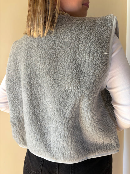 Veste sans manche grise SASHA