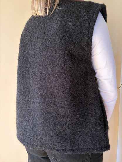 Veste sans manches MICHELE Noire