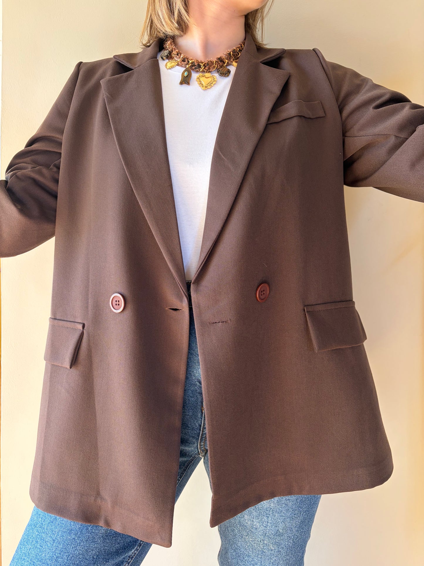 Blazer OLIVER chocolat