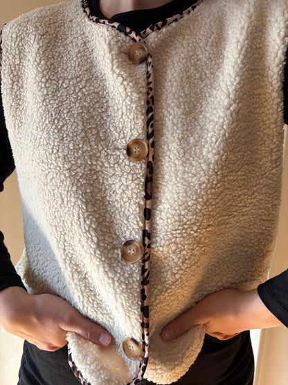 Gilet JUSTINE Crème